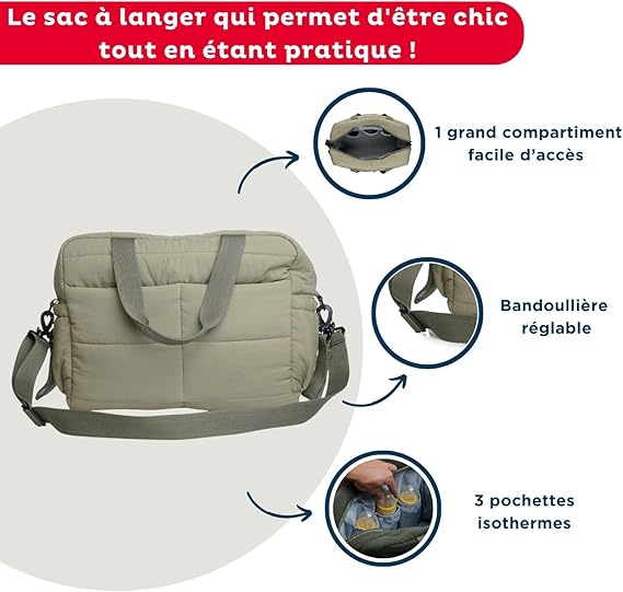 THERMOBABY gewatteerde tas voor kinderwagenaccessoires 35x48x15