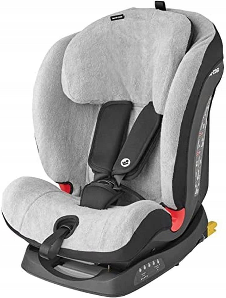 MAXI COSI pokrowiec Titan/ Titan Plus szary, letni pokrowiec na fotelik samochodowy z miękkiej tkaniny frotte