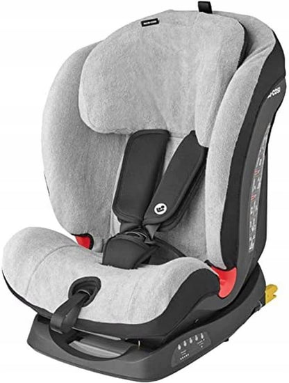 MAXI COSI pokrowiec Titan/ Titan Plus szary, letni pokrowiec na fotelik samochodowy z miękkiej tkaniny frotte