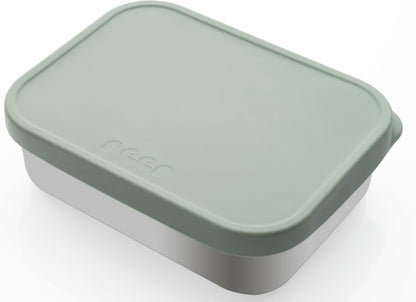 REER stainless steel lunch box with divider 700 ml 12x16 cm