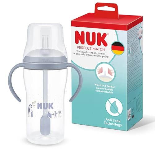 NUK Perfect Match kubek treningowy 260 ml od 8 mies. niebieski – zdjęcie produktu 2