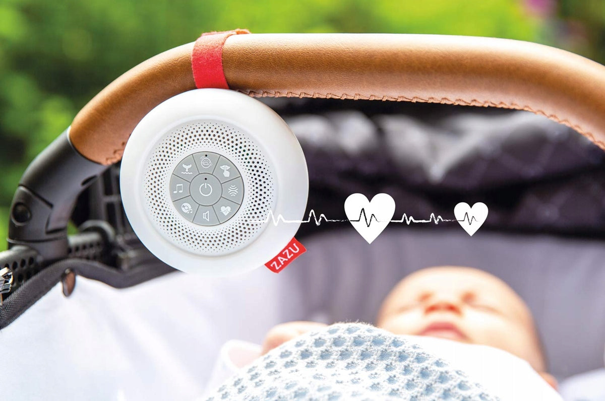 ZAZU Suzy calmant compact portabil pentru copii cu cutie muzicală 6 sunete