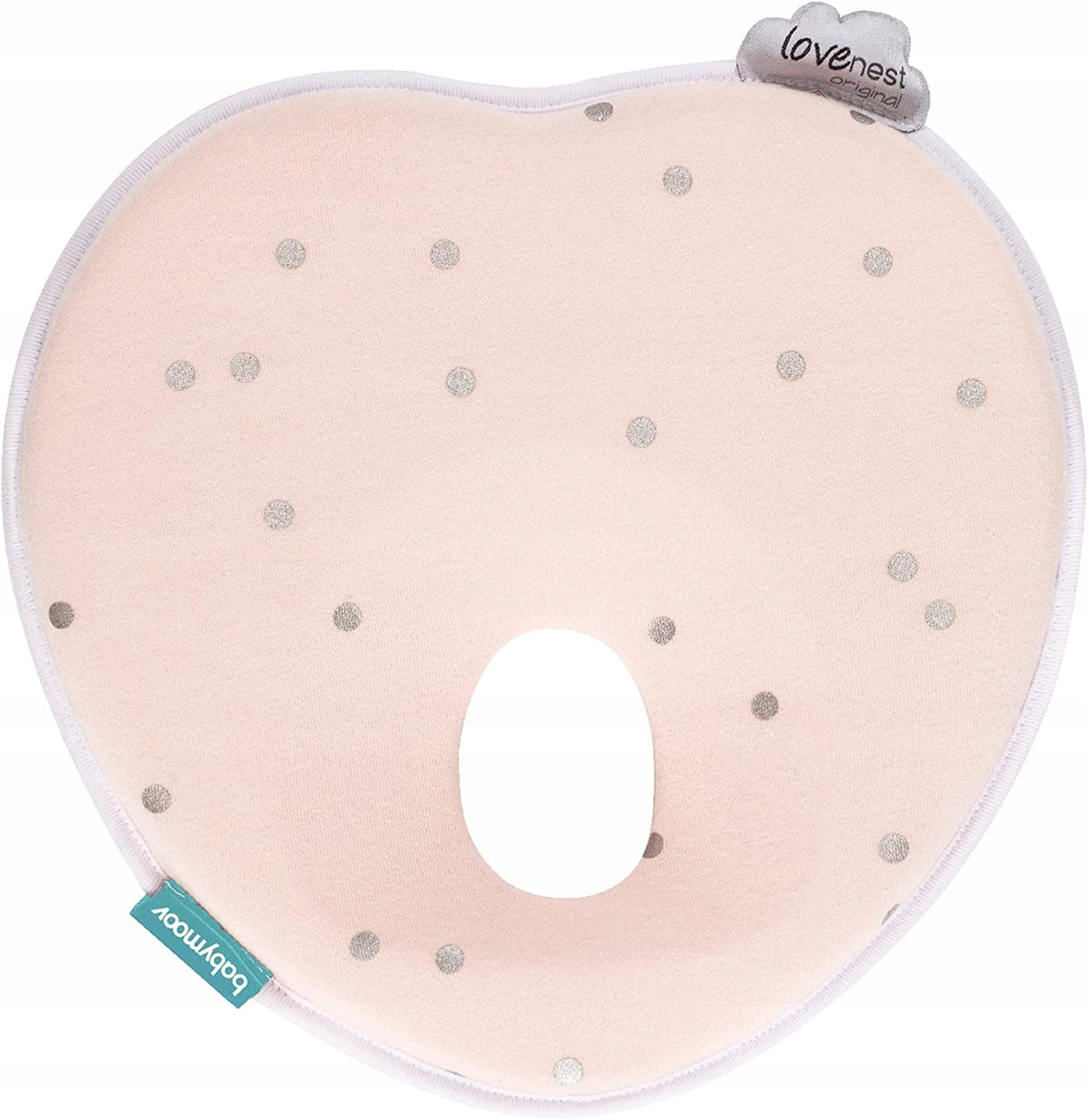 BABYMOOV Lovenest poduszka niemowlęca 0+ ORGANIC, organiczna poduszka dla niemowląt przeciw odkształceniu główki