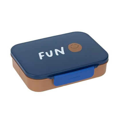 LÄSSIG Little Gang Smile lunchbox portapranzo con scomparti bento