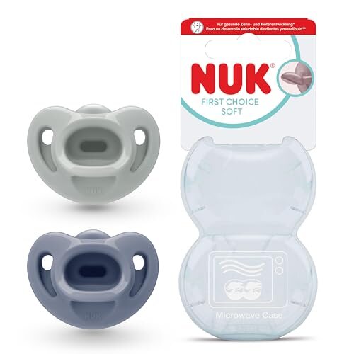 NUK First Choice Soft pacifiers 0-6 months