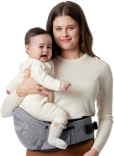 MOMCOZY seggiolino marsupio da fianco fino a 20kg