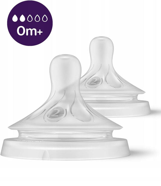 PHILIPS AVENT Natural RESPONSE tettarelle per biberon 0m+ x2