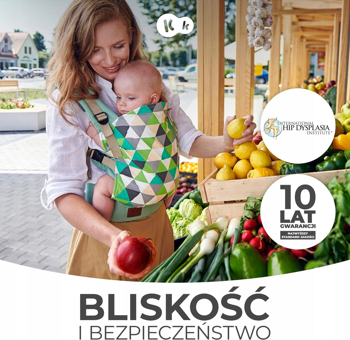 KINDERKRAFT NINO CONFETTI portabebés ergonómico