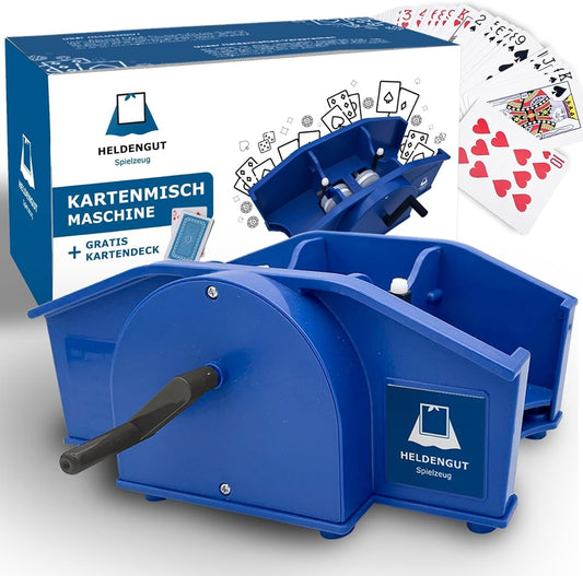 HELDENGUT macchina manuale per ordinare le carte + set di 52 carte