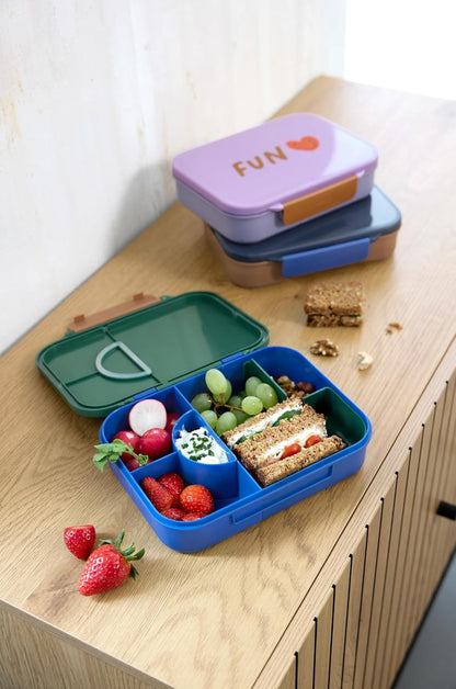 LÄSSIG Bento śniadaniówka z przegrodami 17 × 21 cm Tęcza – zdjęcie produktu 6