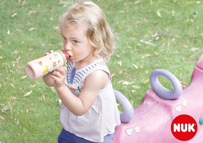 NUK Junior Cup FLES 18 m+ push-pull tuitje 300 ml KAMELEON EFFECT