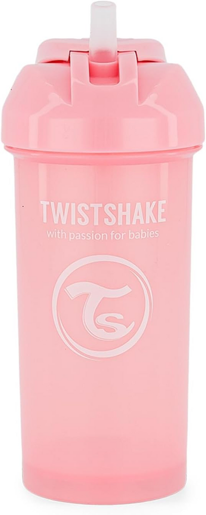 TWISTSHAKE Pahar cu pai, anti-vărsare, 360 ml, 6 luni+