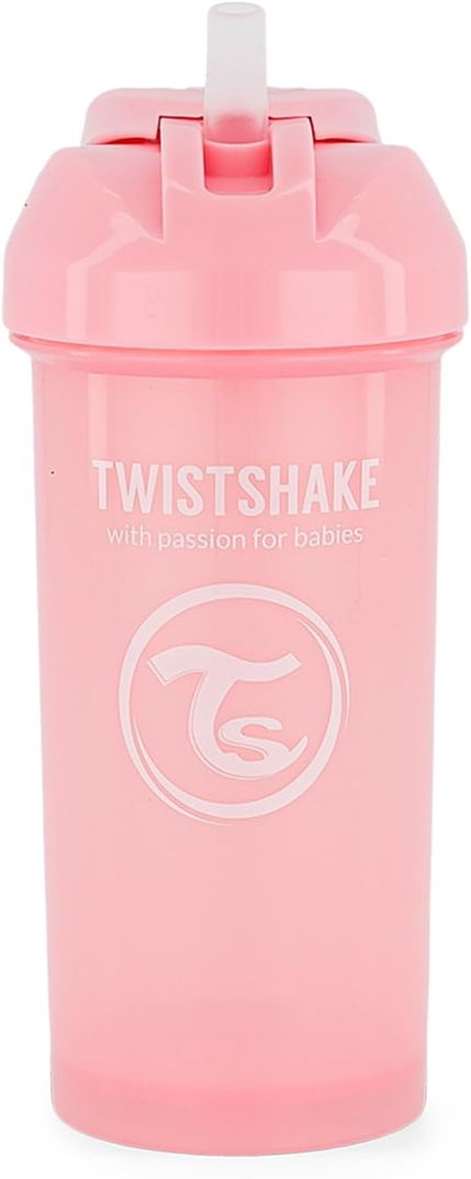 TWISTSHAKE Straw Cup anti-lekbeker met rietje 360 ml 6 m+