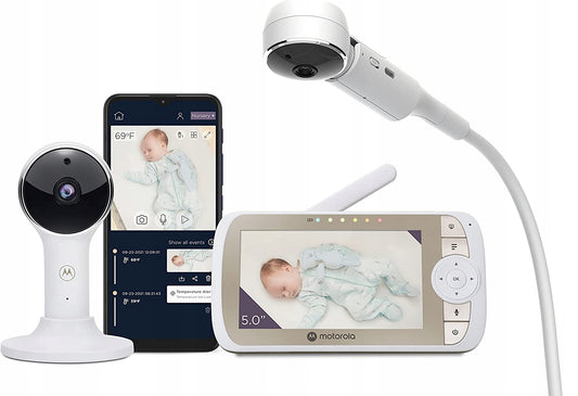 MOTOROLA VM65X Connect baby monitor elettronico 5" + asta