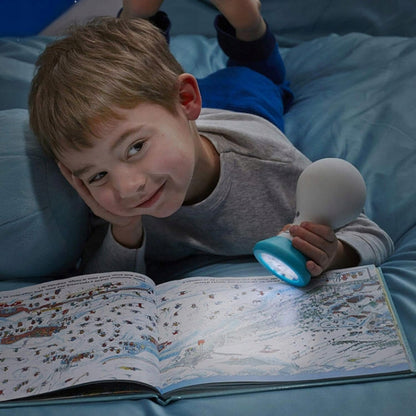 BEBE CONFORT Lulu 2w1 latarka lampka nocna LED dla dzieci, przenośna lampka do czytania i zasypiania