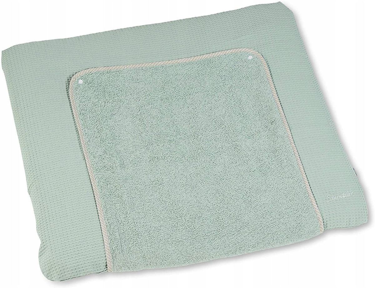 STERNTALER pokrowiec na matę do przewijania frotte "N. jasnozielony zestaw 2 części, 72x85 cm