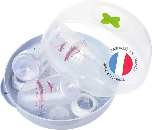 TIGEX Express mikrovlnný sterilizátor 5 lahví a příslušenství 4 minuty