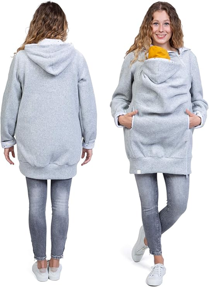 VIVA LA MAMA bluza polarowa dla mamy i dziecka do nosidełka XL – zdjęcie produktu 3