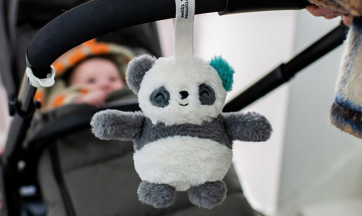 TOMMEE TIPPEE PipPanda Deluxe PRZYTULANKA lampka dźwięki czujnik płaczu, panda do łóżeczka