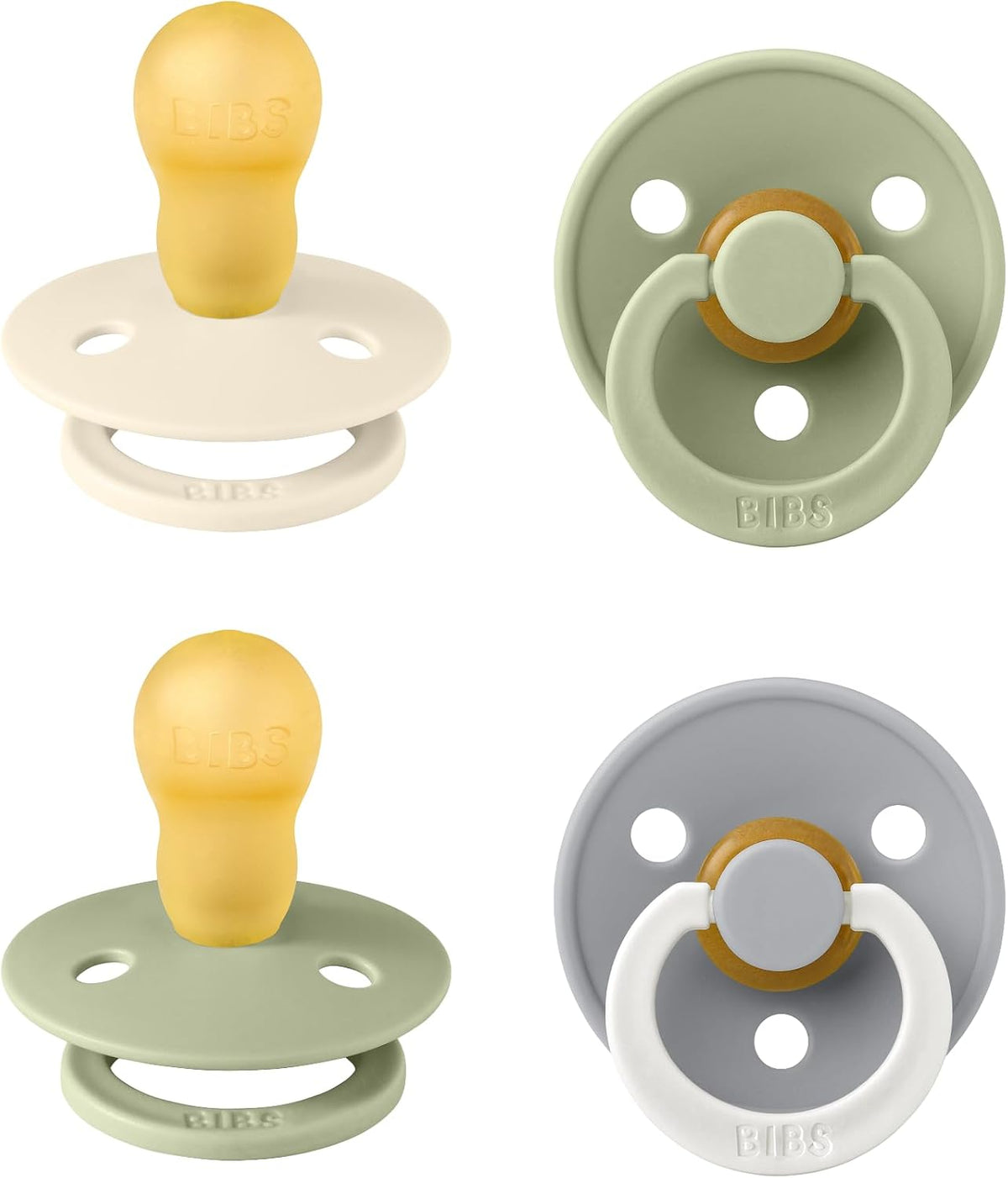 BIBS Colour Glow succhietti Sage Glow Mix taglia 1