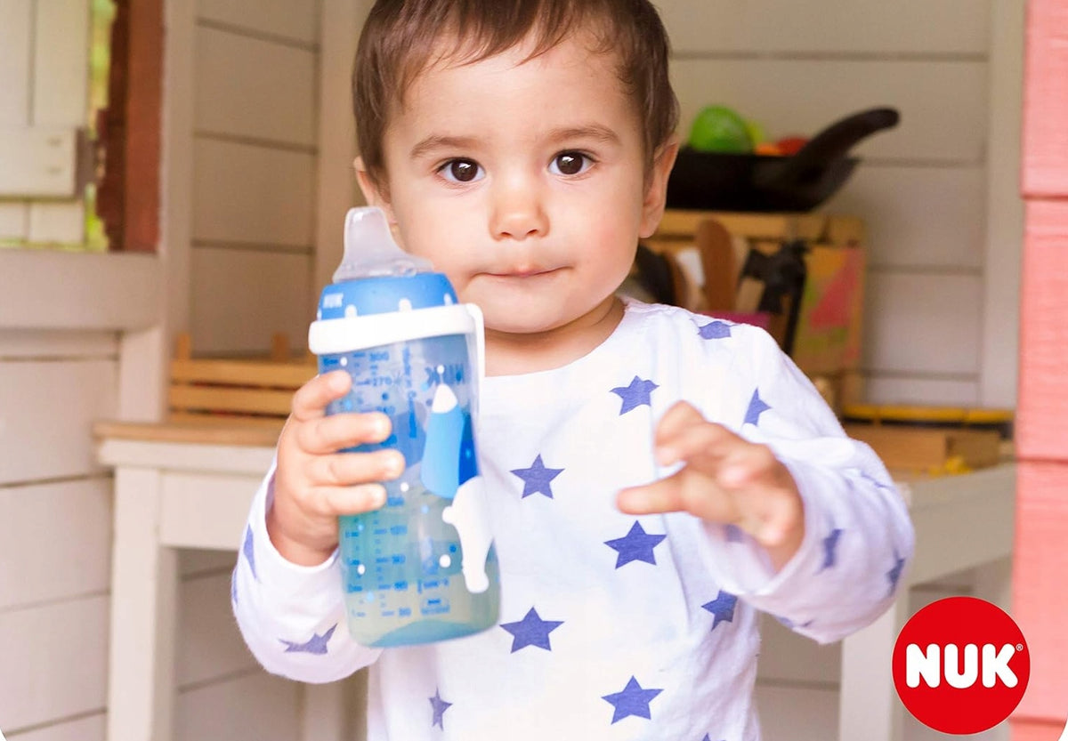NUK Active Cup STICLĂ Ursulețul Winnie și Tigrilă 300 ml
