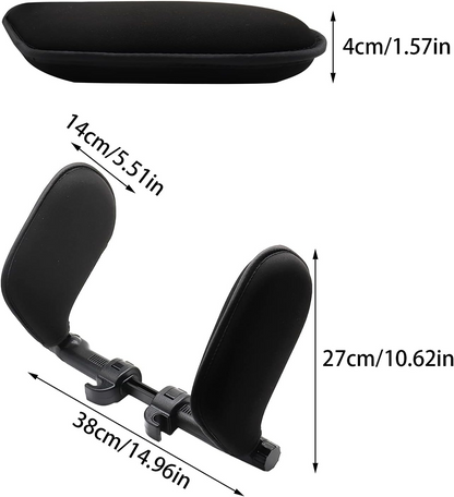 WORTH PLANET Auto Slaap Hoofdsteun 7 - 18 cm 360 °
