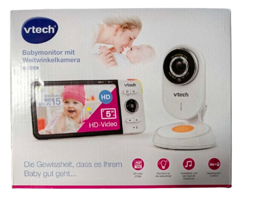 VTECH VM818 HD 5" LCD baby monitor
