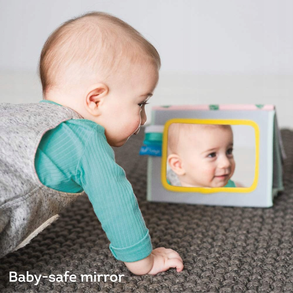 TAF TOYS kontrastreiches Sensorikbuch SPIEGEL