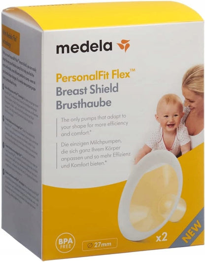 MEDELA lejek Personal Fit Flex 27mm x2, lejek do laktatora Medela, BPA free, biały, używany