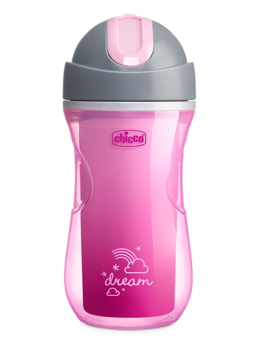 CHICCO Sport Cup ποτήρι με καλαμάκι κατά του σταξίματος 266 ml 14 m+
