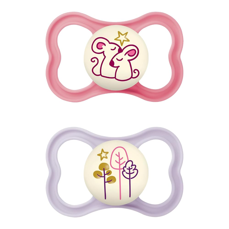 MAM AIR NIGHT succhietto calmante x2 16m+ SILICONE