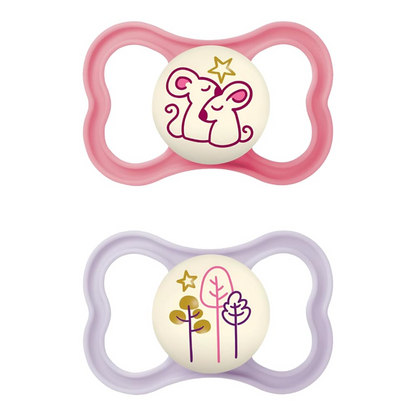 MAM AIR NIGHT succhietto calmante x2 16m+ SILICONE