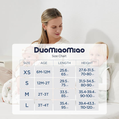 DUOMIAOMIAO saco de dormir de invierno 2,5 TOG S 80-90 cm para bebés