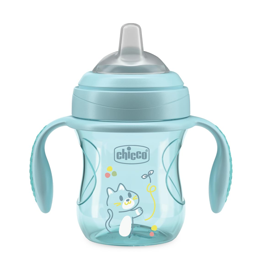 CHICCO Transition Cup kubek niekapek z ustnikiem i uchwytami 200 ml 4 m+ – zdjęcie produktu 4