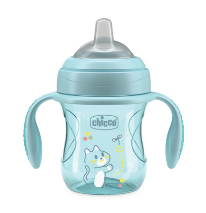 CHICCO Transition Cup kubek niekapek z ustnikiem i uchwytami 200 ml 4 m+ – zdjęcie produktu 4