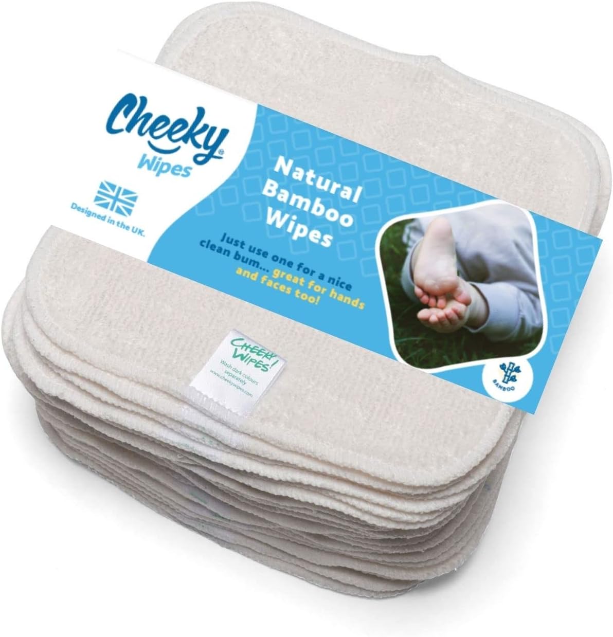 CHEEKY Bambuswindeln 15cm x 15cm x22Stk