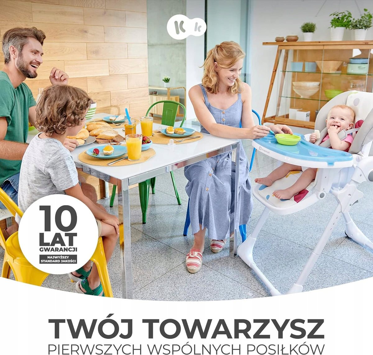 KINDERKRAFT YUMMY kinderstoel met tafelblad