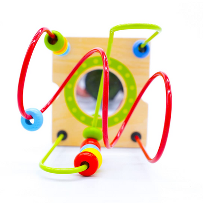 LOTTI & WILL Cub de joacă din lemn multifuncțional pentru copii 18 luni+
