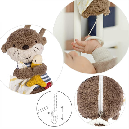 FEHN pluszowa zawieszka z pozytywką WYDRA 17 cm kołysanka Brahmsa – zdjęcie produktu 2