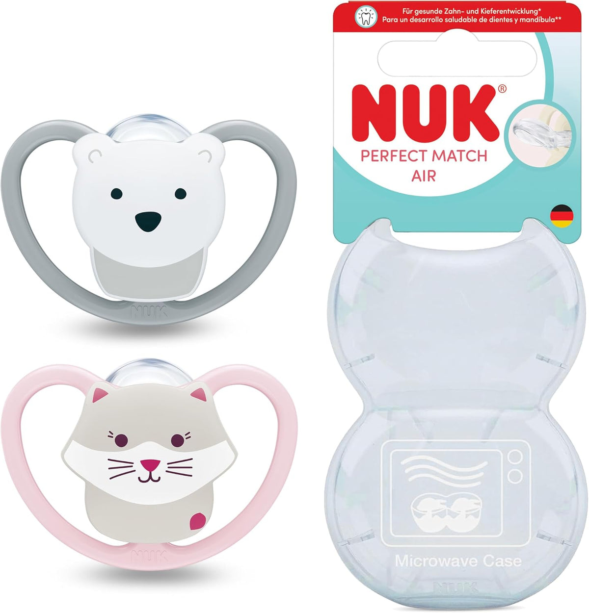 NUK Perfect Match Air smoczek uspokajający 18-36m x2