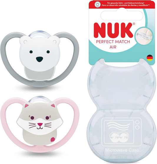 NUK Perfect Match Air smoczek uspokajający 18-36m x2
