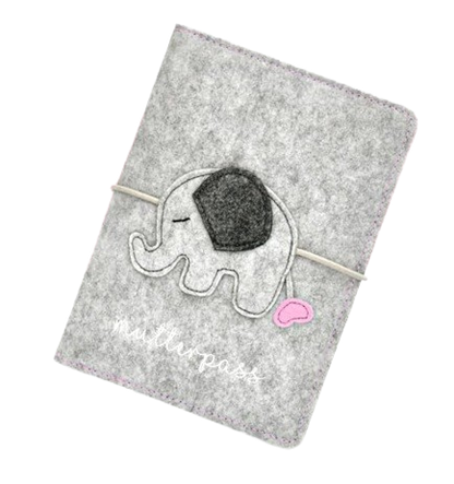 BABY CHEEK elephant maternity card holder