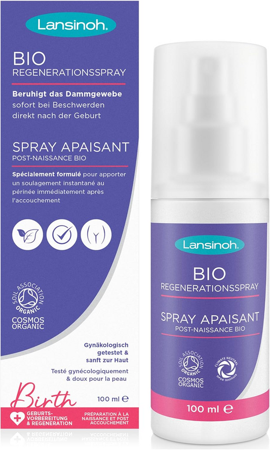 LANSINOH organiczny spray łagodzący do miejsc intymnych po porodzie 100ml