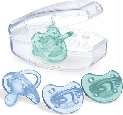 CHICCO PhysioForma smoczek x4 16-36m silikonowe smoczki uspokajające BPA i BPS z etui