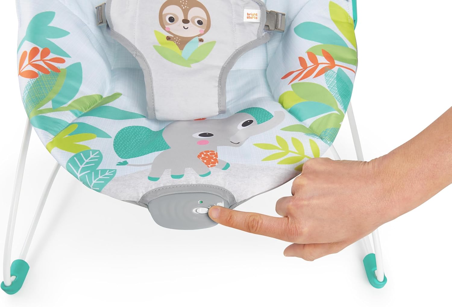 BRIGHT STARTS Rainforest bujaczek z wibracjami i melodią – zdjęcie produktu 6
