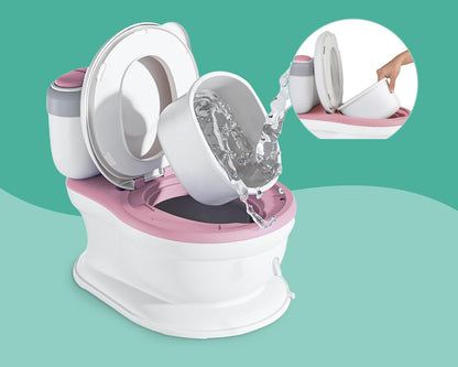 HERAWI orinal musical con asiento suave y depósito extraíble