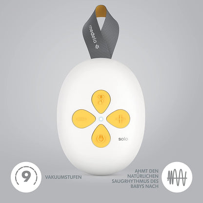MEDELA SOLO laktator elektryczny 2-fazowy USB "N. Pojedynczy laktator Medela Solo z 9 poziomami ssania i technologią 2-Phase Expression®