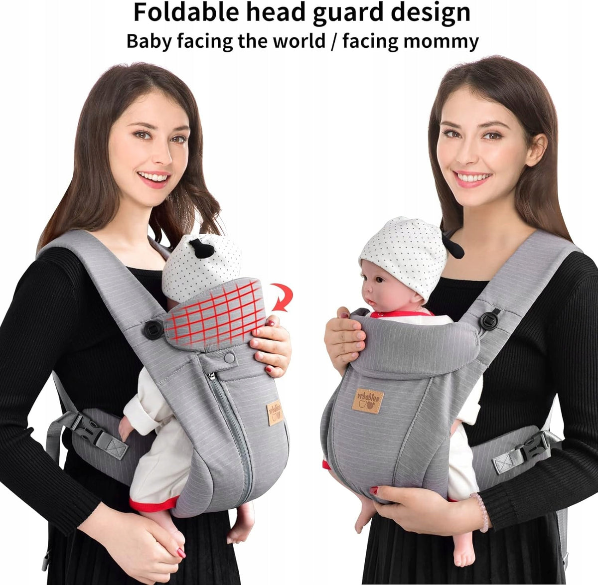 VRBABIES ergonomikus babahordozó