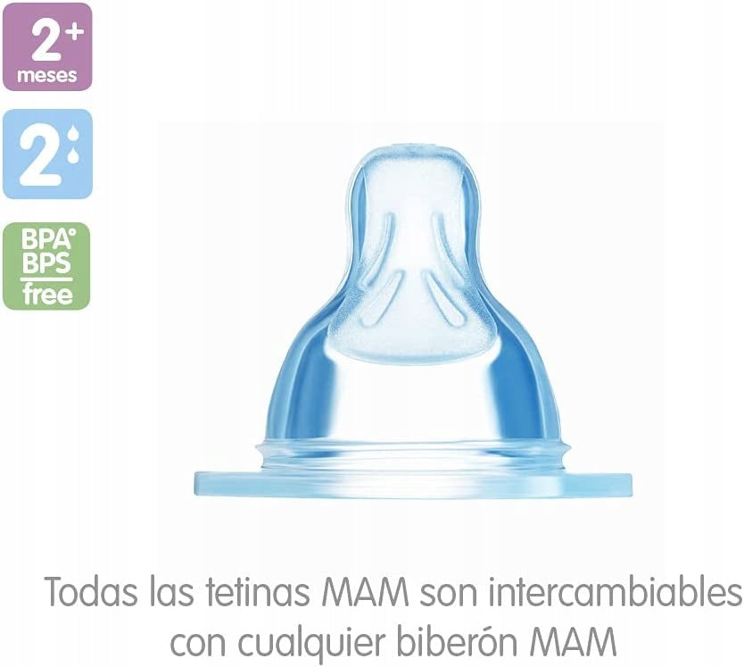 MAM smoczek do butelki x2 2m+ – zdjęcie produktu 3