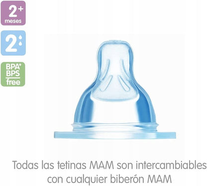 MAM smoczek do butelki x2 2m+ – zdjęcie produktu 3